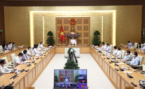 Prime Minister, southern localities discuss Covid-19 fight ảnh 1