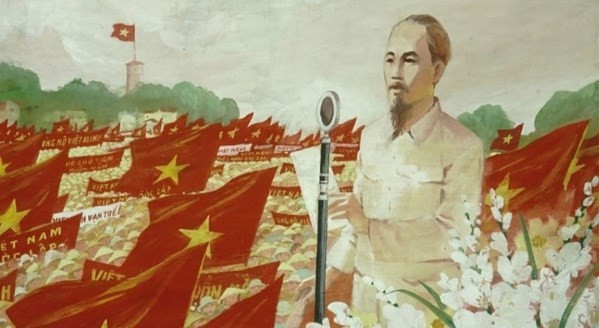 Online painting exhibition features August Revolution victory ảnh 2