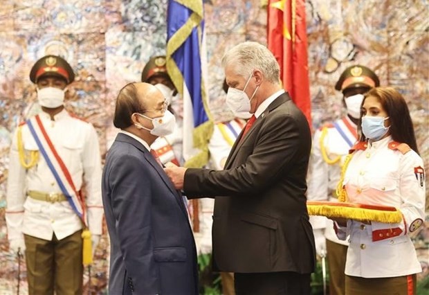 Vietnam, Cuba issue joint statement on President Nguyen Xuan Phuc’s visit ảnh 1
