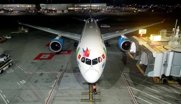 Bamboo Airways successfully operates first direct Vietnam-US flight ảnh 1