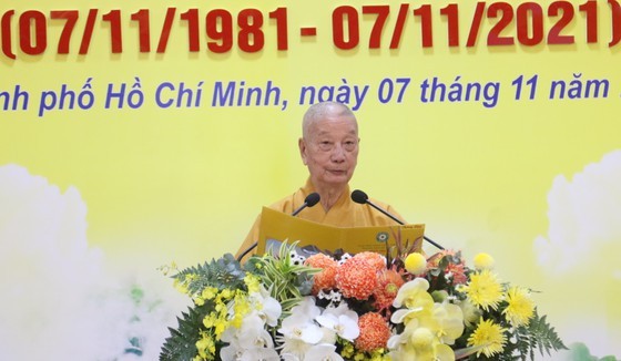 HCMC’s leaders congratulate Vietnam Buddhist Sangha on 40th anniversary ảnh 3