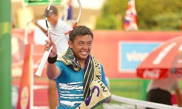 Tennis player Ly Hoang Nam wins the M15 Cancun tournament in Mexico ảnh 1