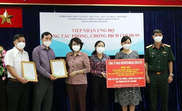 US company supports HCMC’s Covid-19 fight ảnh 1