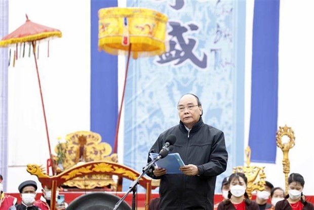 President attends ploughing festival in Ha Nam ảnh 2