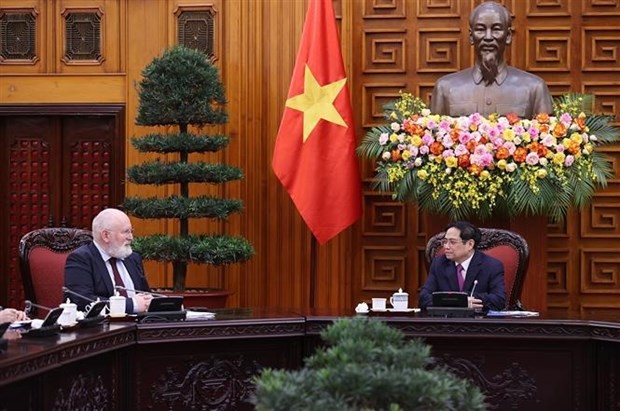 Prime Minister hosts EC Executive Vice President ảnh 1