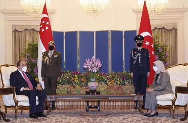 Vietnamese, Singaporean leaders agree to foster cooperation across spheres ảnh 1