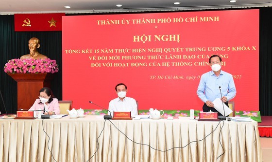 HCMC reviews 15 years of renewal process of Party leadership ảnh 1