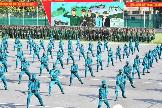 HCMC’s Armed Forces begin training program ảnh 6