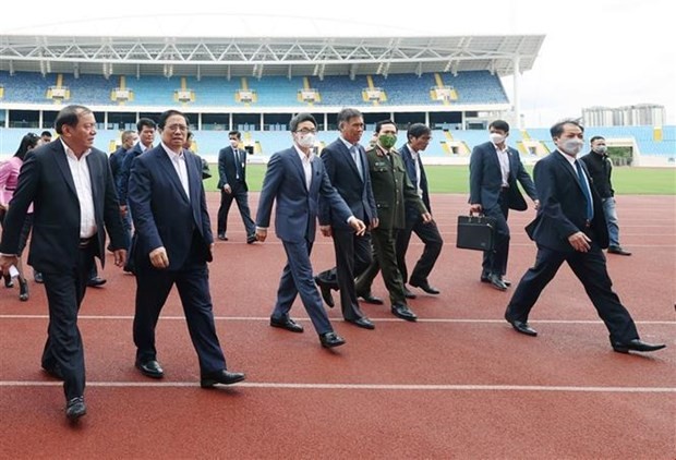 Prime Minister checks preparations for 31st SEA Games ảnh 3
