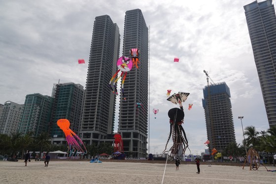 Colorful kites fill Da Nang sky on national holidays ảnh 2