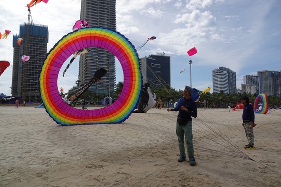 Colorful kites fill Da Nang sky on national holidays ảnh 5