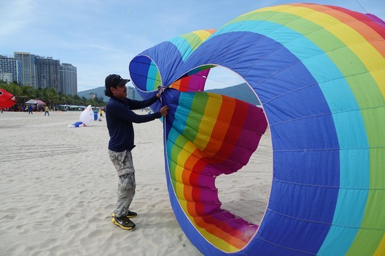 Colorful kites fill Da Nang sky on national holidays ảnh 8