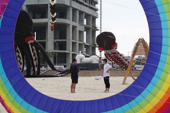 Colorful kites fill Da Nang sky on national holidays ảnh 9