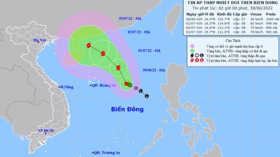 Tropical depression develops into CHABA storm ảnh 1