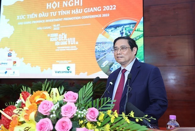 PM attends investment promotion conference in Hau Giang ảnh 1