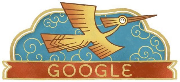 Google Doodle celebrates Vietnam’s National Day with mythical bird image ảnh 1