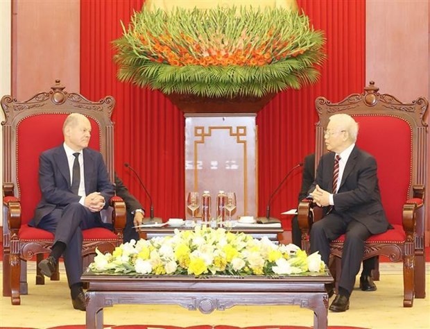 Vietnam treasures Strategic Partnership with Germany: Party chief ảnh 1