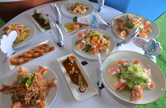 Bac Lieu sets record for biggest number of 122 dishes made of shrimp, salt ảnh 1