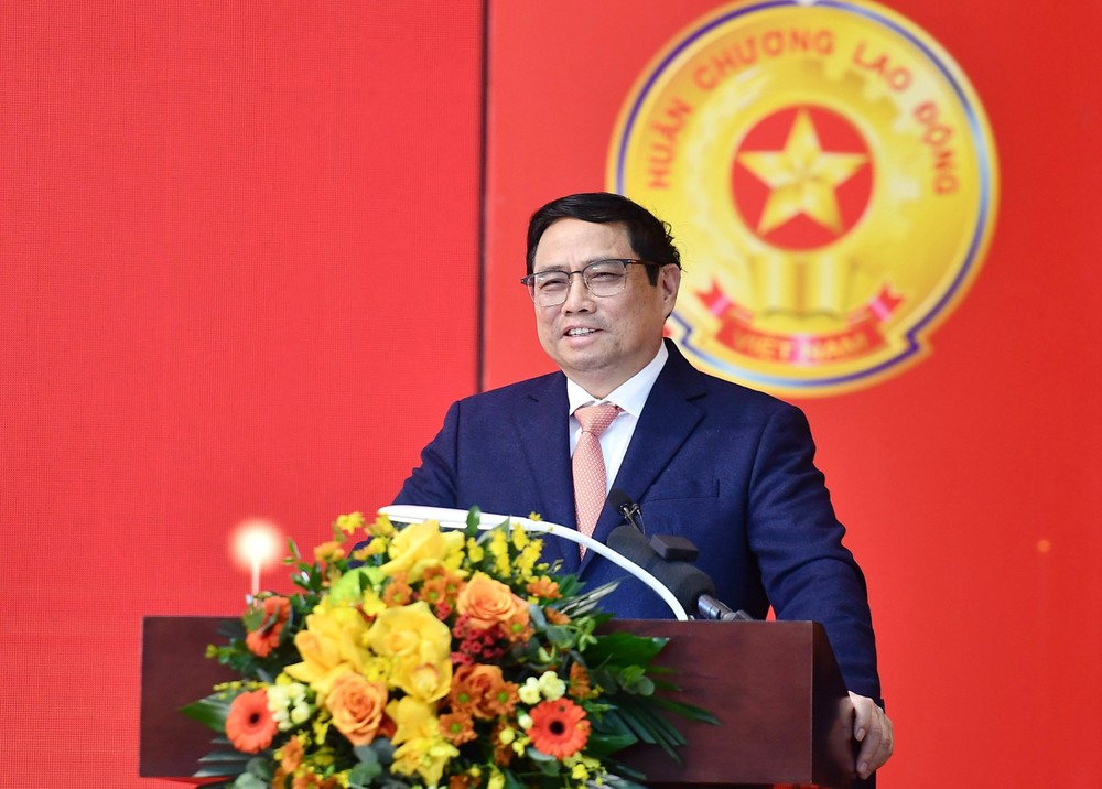 Prime Minister Pham Minh Chinh speaks at the conference. (Photo: SGGP) Prime Minister Pham Minh Chinh speaks at the conference. (Photo: SGGP)