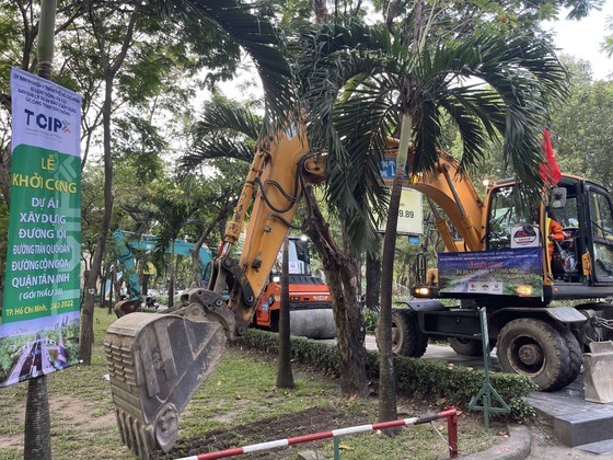 At the construction site