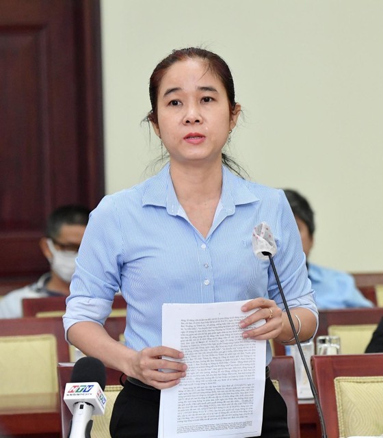 Vice Chairwoman of the Inspection Commission of the Ho Chi Minh City Party Committee Le Thi Ho Rin