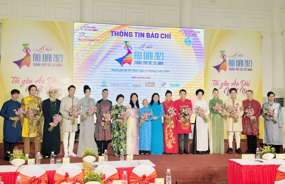 The HCMC Ao Dai Festival 2023 will be accompanied by many artists who have been chosen as the event’s ambassadors. (Photo: SGGP)