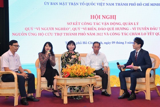 An exchange between representatives of organizations of the funds at the meeting (Photo: SGGP)