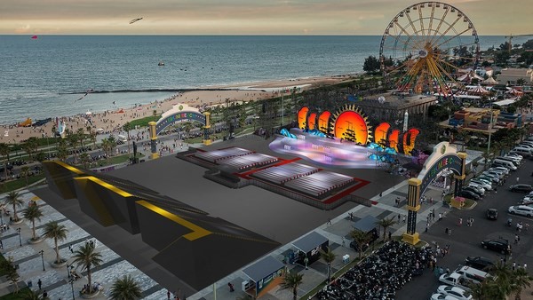 The opening ceremony of the Visit Vietnam Year 2023 is expected to draw 5,700 visitors.(Photo: binhthuan.gov.vn)