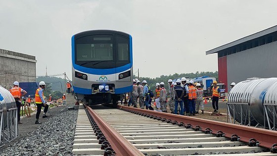 Most of the metro lines in HCMC are being funded by ODA loans. (Photo: SGGP)