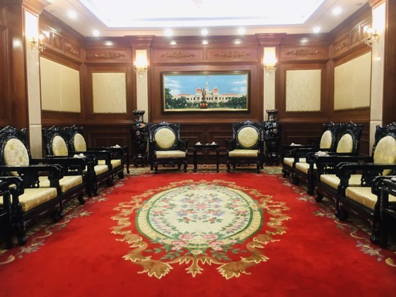 A diplomatic reception room in the building (Photo: SGGP)