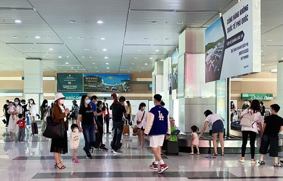 The domestic terminal in Phu Quoc International Aiport (Photo: SGGP)