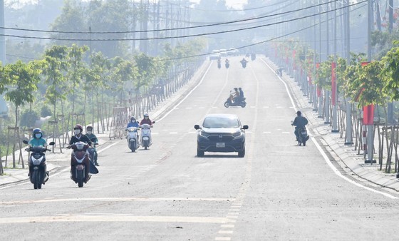 Tan Hiep 9 road in Hoc Mon District (Photo: SGGP)