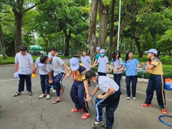 Child visitors also join interesting games. (Photo: SGGP)