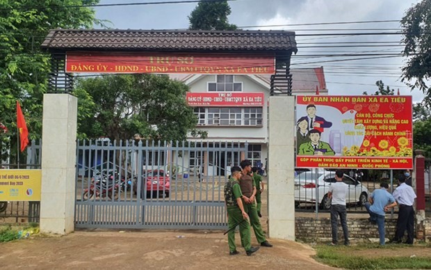 The headquarters of the Ea Tieu commune People's Committee. (Photo: vnexpress.net)