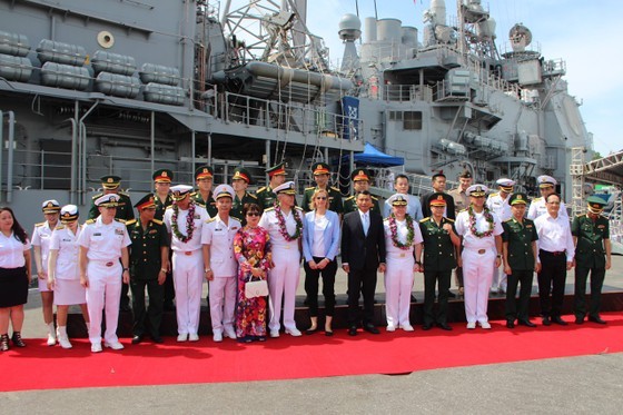 At the receiving ceremony (Photo: SGGP)