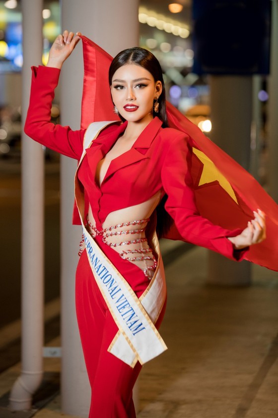 The second runner-up of Miss Ocean Vietnam 2017 Dang Thanh Ngan