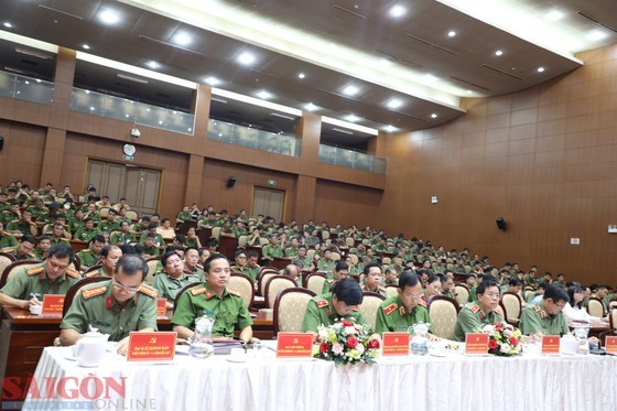 At the Congress of the Party Committee of the HCMC's Public Security Department for the 12th tenure in the 2020-2025 period (Photo: SGGP)