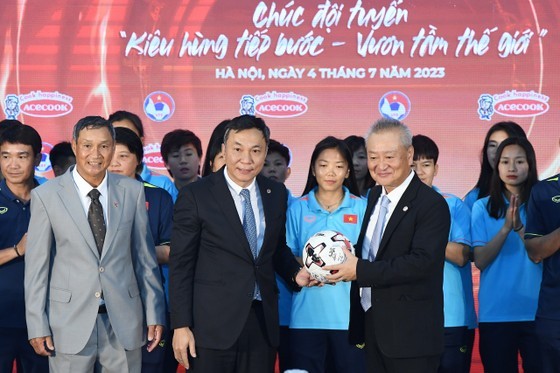 The team will travel to New Zealand on July 5 for the 2023 FIFA Women’s World Cup. (Photo: SGGP)