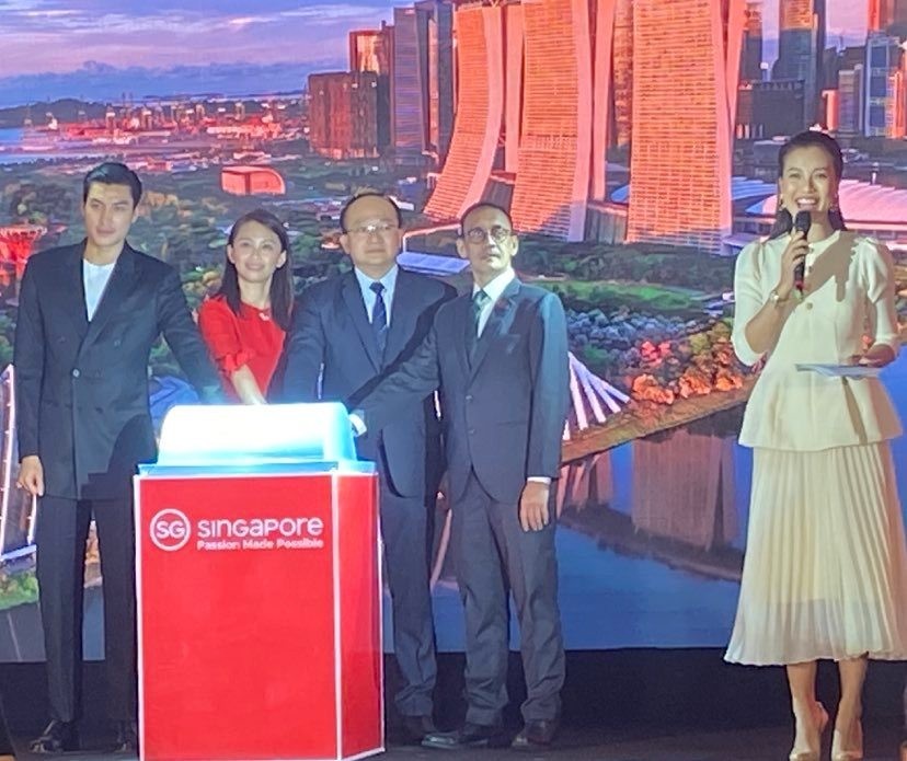 The Singapore Tourism Board (STB) launches the SingapoReimagine Reopening campaign in HCMC last year to encourage tourists from Vietnam to return to the island country. (Photo: KK)