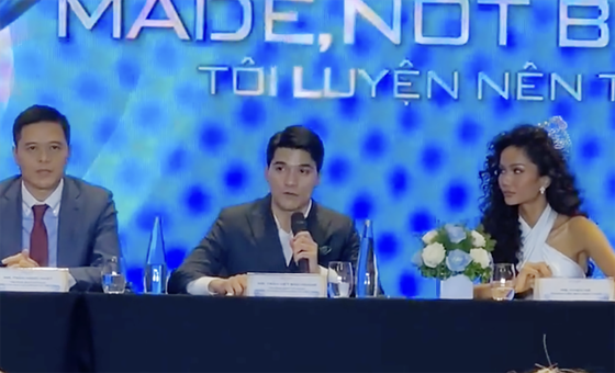 At the press conference (Photo: SGGP)