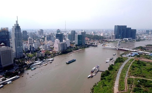 A view of HCMC’s central area located along the Sai Gon river. ( Photo: VNA) A view of HCMC’s central area located along the Sai Gon river. ( Photo: VNA)