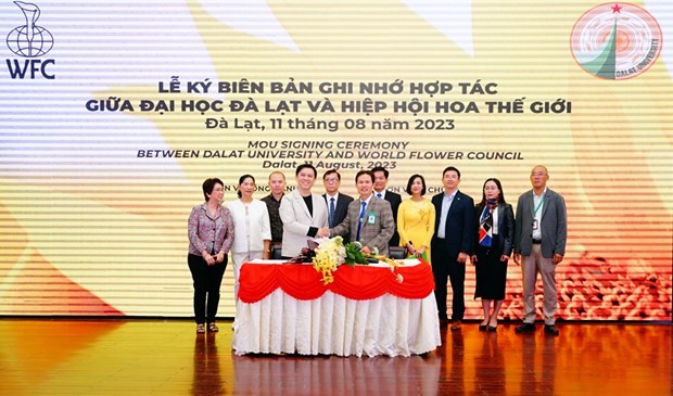The 37th World Flower Council Summit is scheduled to take place in Da Lat City, the Central Highlands province of Lam Dong, from September 8 - 12. (Photo: baolamdong.vn) The 37th World Flower Council Summit is scheduled to take place in Da Lat City, the Central Highlands province of Lam Dong, from September 8 - 12. (Photo: baolamdong.vn)