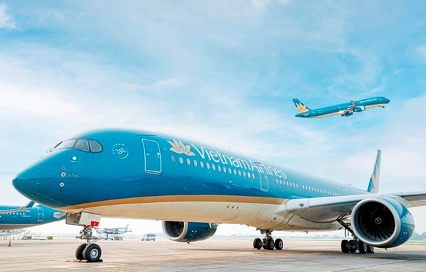 Vietnam Airlines is currently the first and only carrier of Vietnam to be granted the certification of PCI DSS Compliance Level 2. (Photo: VietnamPlus)