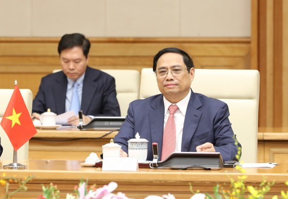 PM Pham Minh Chinh at the talk