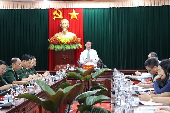 At the working session (Photo: SGGP)