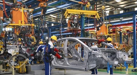 HCMC’s Index of Industrial Production (IIP) in the first nine months of this year increases by 3.2 percent year-on-year. (Photo: VNA)