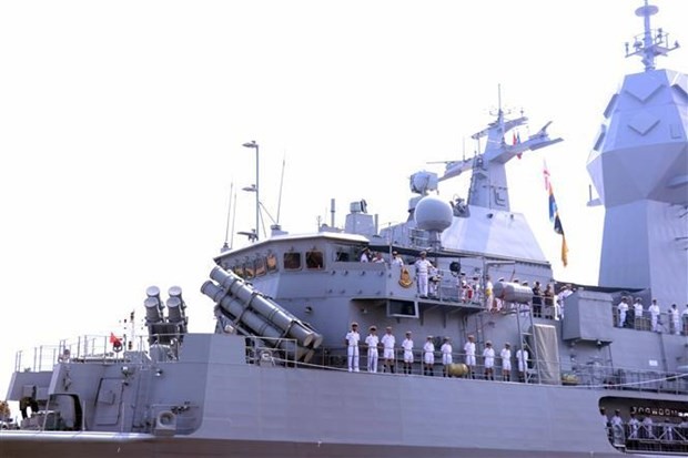Royal Australian Navy HMAS Toowooba warship (Photo: VNA) Royal Australian Navy HMAS Toowooba warship (Photo: VNA)