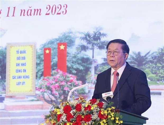 Head of the Party Central Committee’s Commission for Popularisation and Education Nguyen Trong Nghia (Photo: VNA)