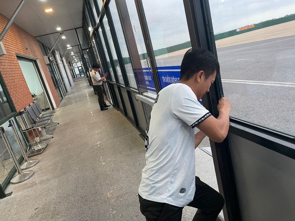 Airport staff is implementing storm preparations and safety measures before the storm makes landfall. (Photo: SGGP)