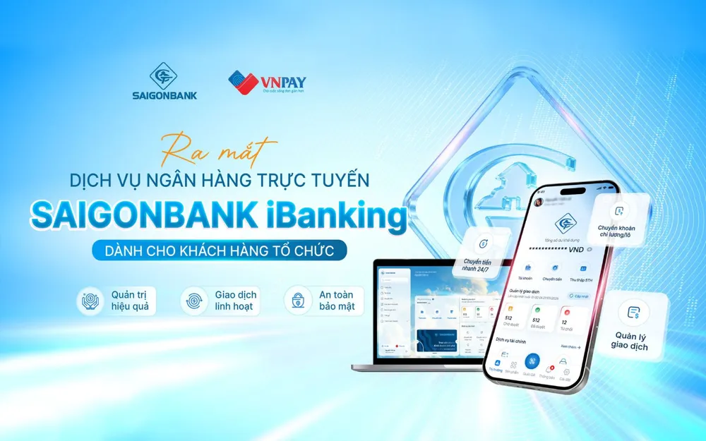 Ra mắt dịch vụ SAIGONBANK iBanking dành cho khách hàng tổ chức